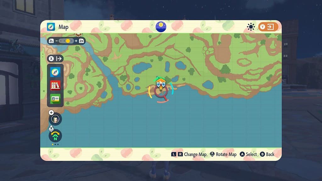 Latias map location - Indigo Disk DLC