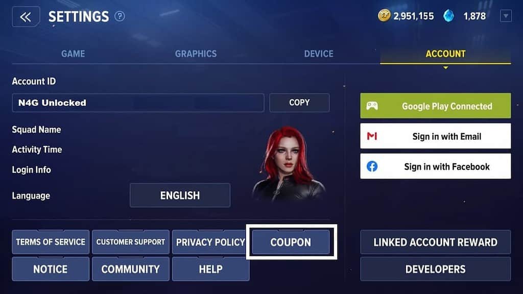 Marvel Future Revolution Code Redemption