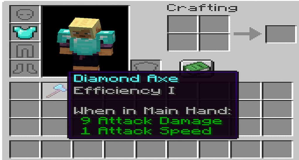 Minecraft inventory armor.