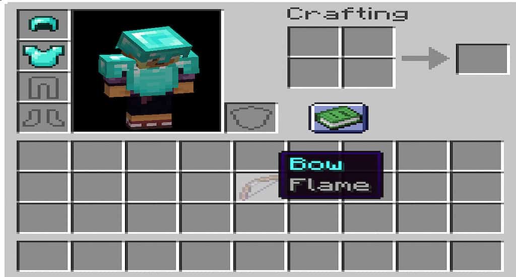 Minecraft inventory armor.