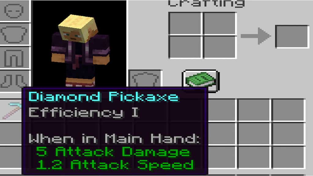 Minecraft inventory armor.