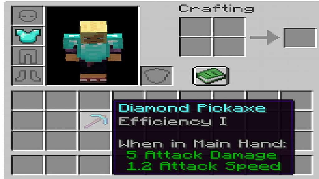 Minecraft inventory armor.