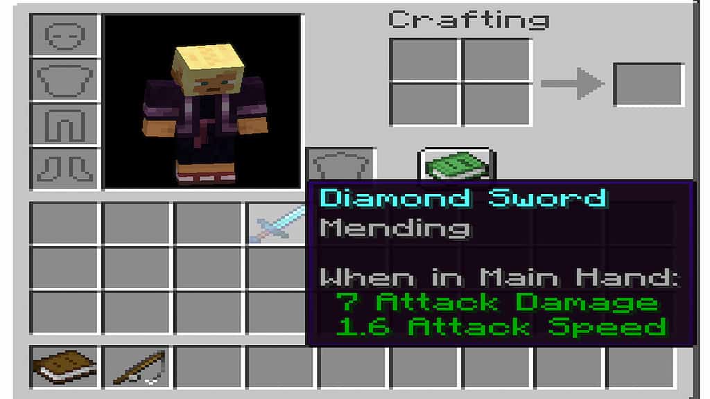 Minecraft inventory armor.