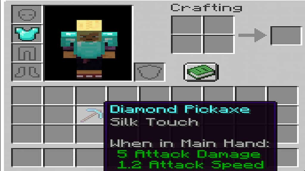 Minecraft inventory armor.