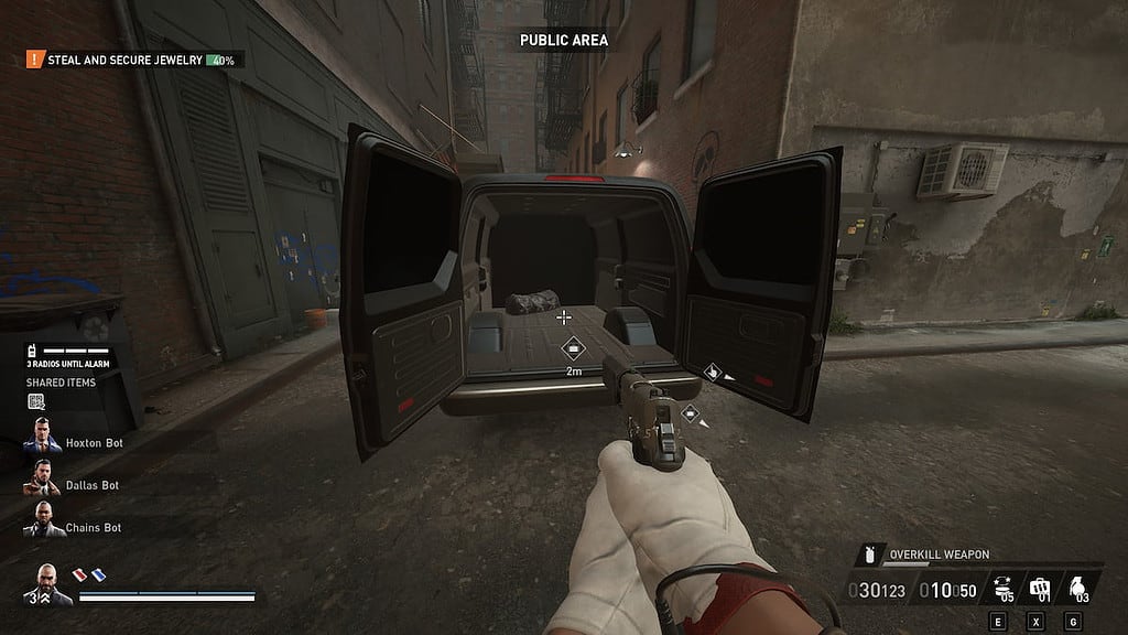 Image of the escape van in Payday 3.