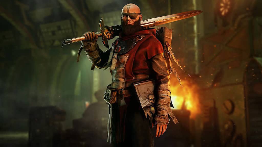 A player in Darktide.