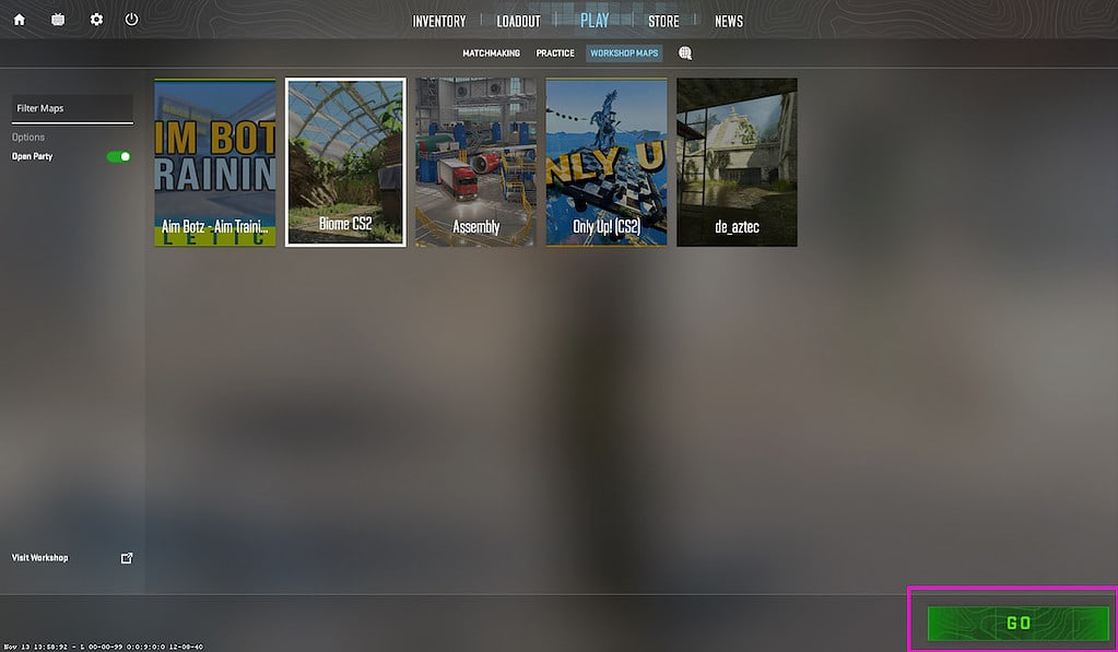 CS2 Workshop maps