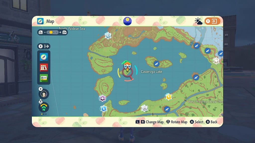 Suicune map location - Indigo Disk DLC