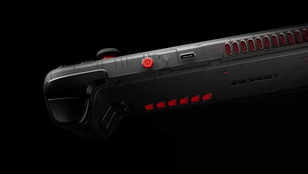 Back buttons on the Steam Deck