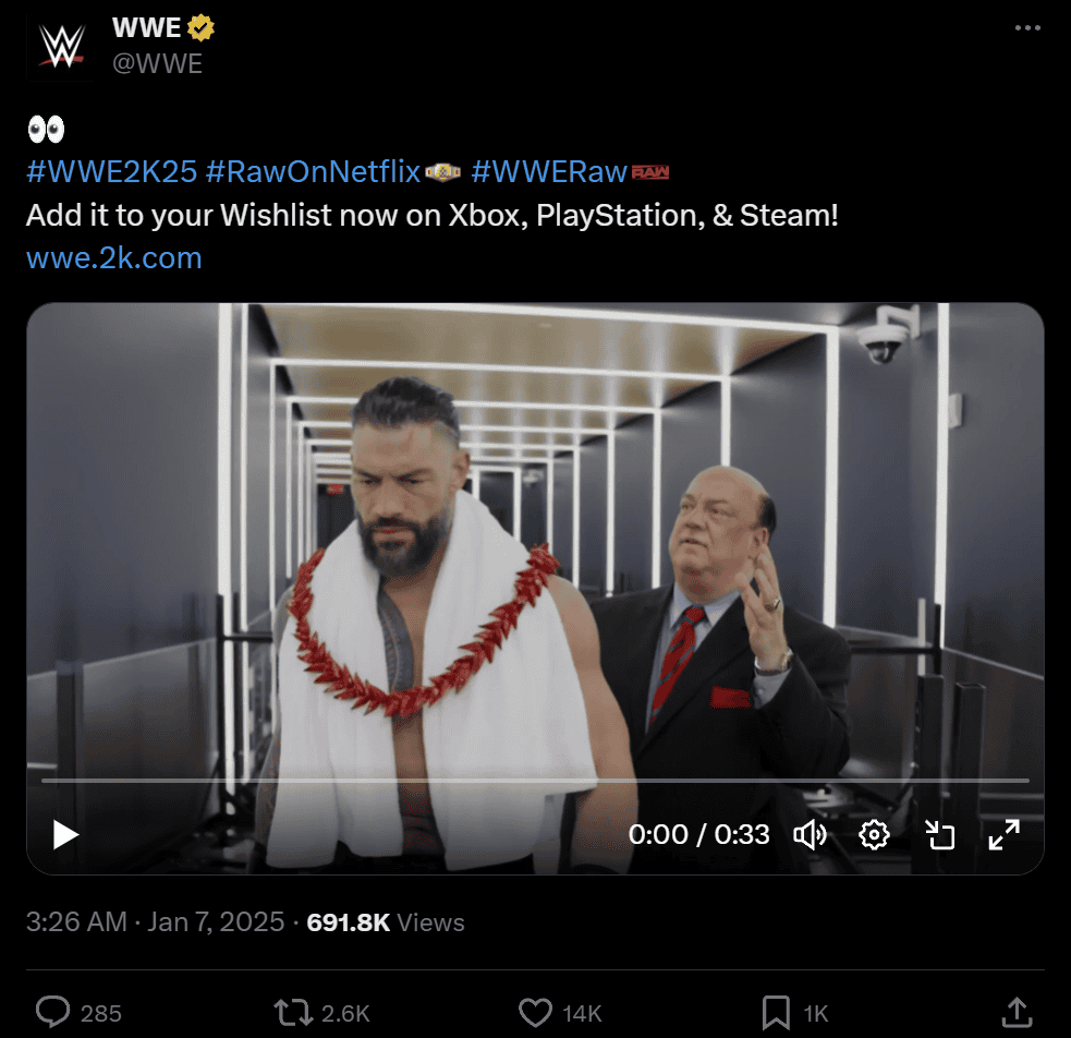 WWE 2K25 announced for PS5, PS4, Xbox Series, & PC
