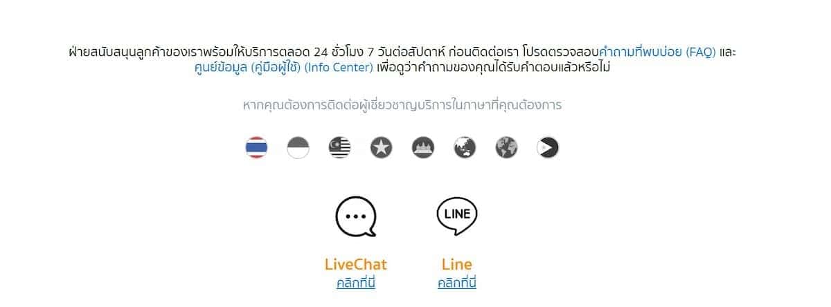 การบริการลูกค้า