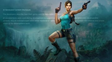 Tomb Raider: Legacy of Atlantis comes with an AI disclaimer