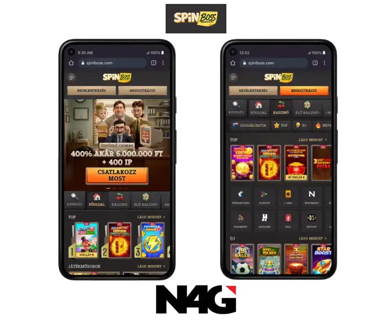 spinboss Legjobb online kaszinó 
