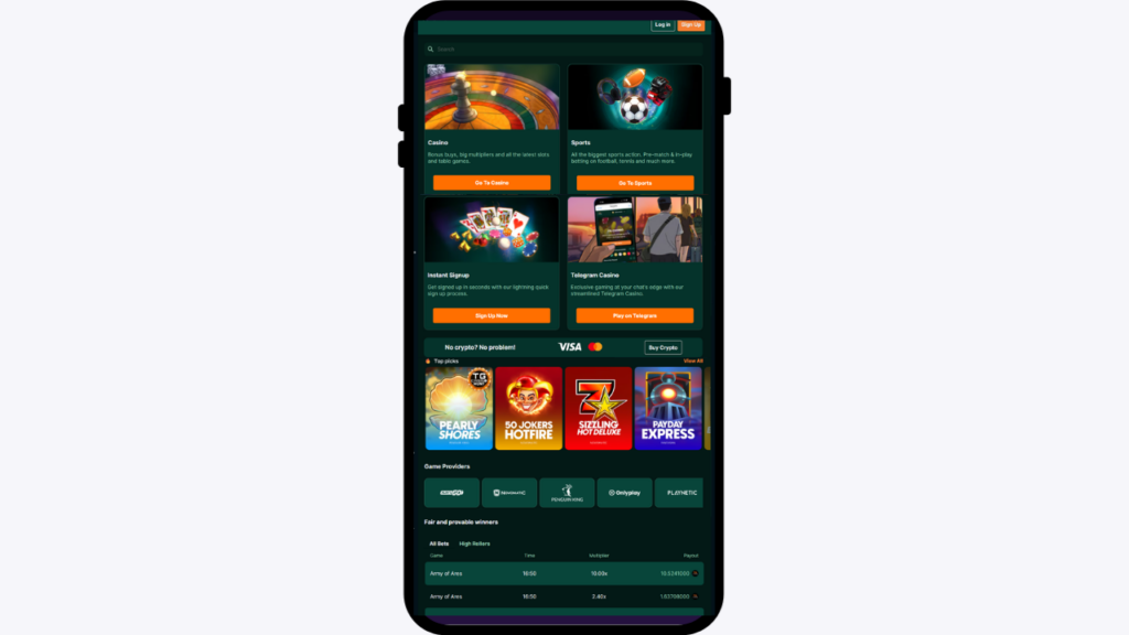 tg casino crypto casino