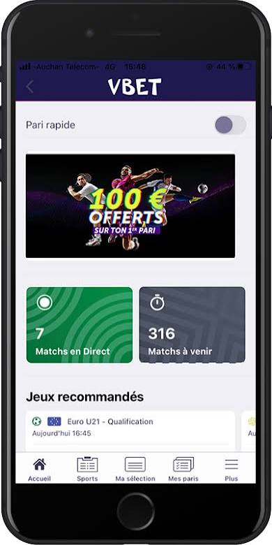 Vbet Bet Builder voetbal live wedden in-play markten